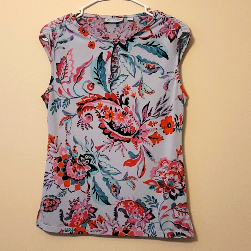 New York & Company Cap Sleeve Blouse XS